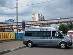Бесплатный автобус Genser в пункт аренды автомобилей АрендаАвто-звл на ул.Добролюбова