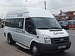 Бесплатный автобус Genser в пункт аренды автомобилей АрендаАвто-звл на Новорязанском шоссе